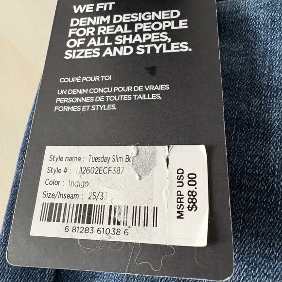 Silver Jeans Co. Women’s Tuesday Low Rise Slim Bootcut Jeans - Picture 6 of 11